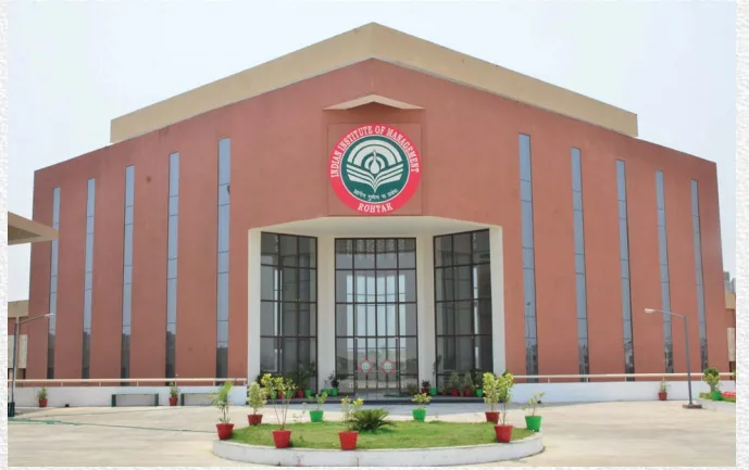 IIM Rohtak campus during final result 2025 announcement