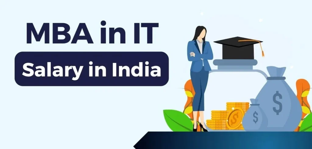 MBA in IT salary in India illustration