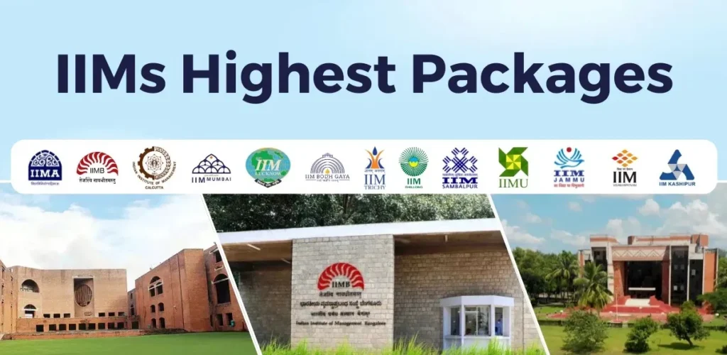 Top IIMs with highest packages 2025