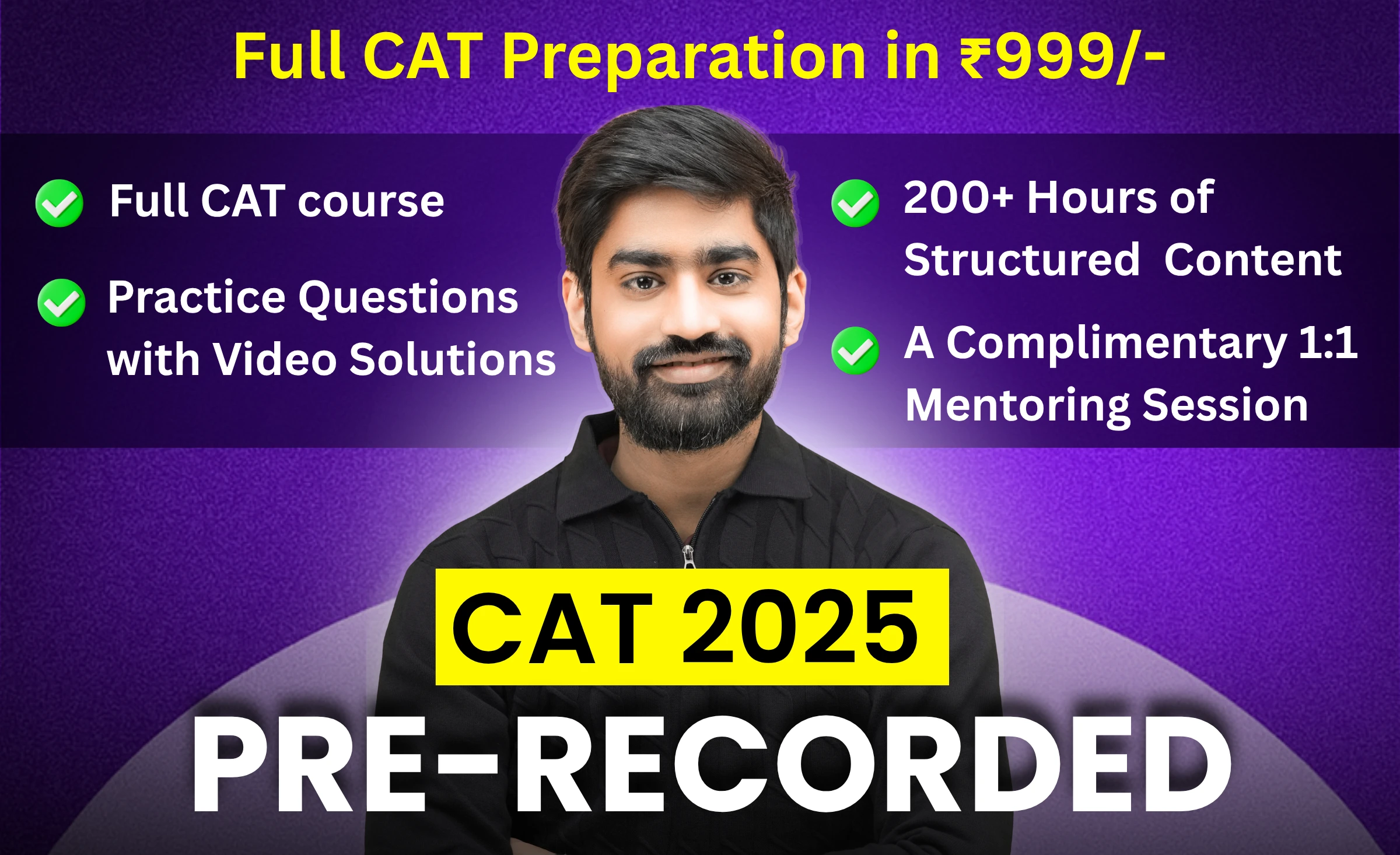 CAT Pre-Recorded Course
