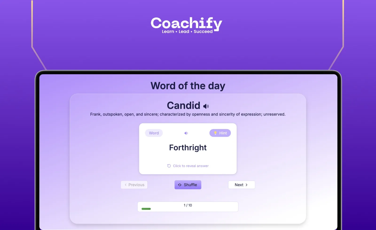 Vocab Flashcards
